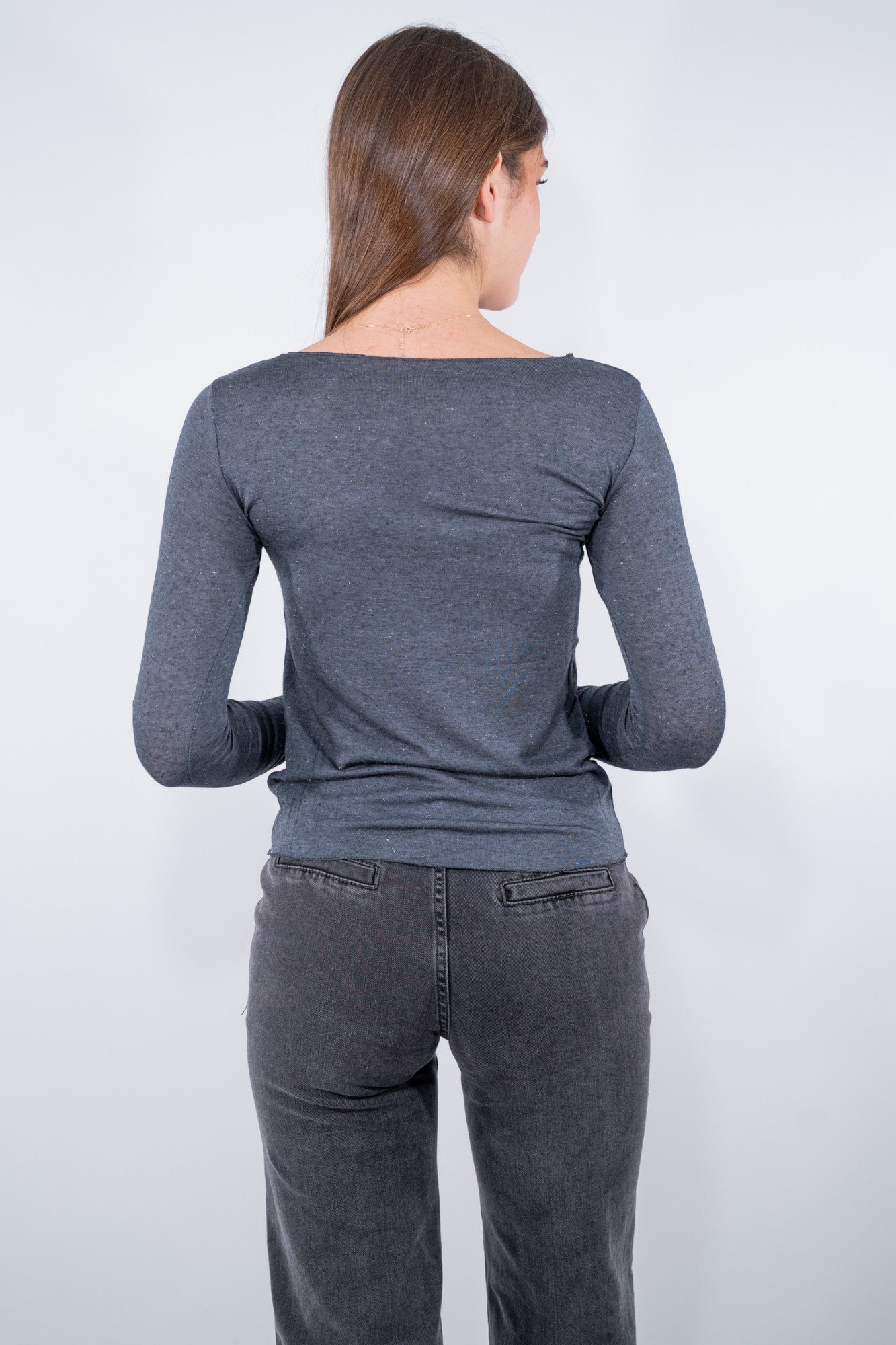 Maglietta a linee asciutte con lavorazione a maglia fine