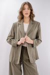 Blazer taglio oversize sfoderato