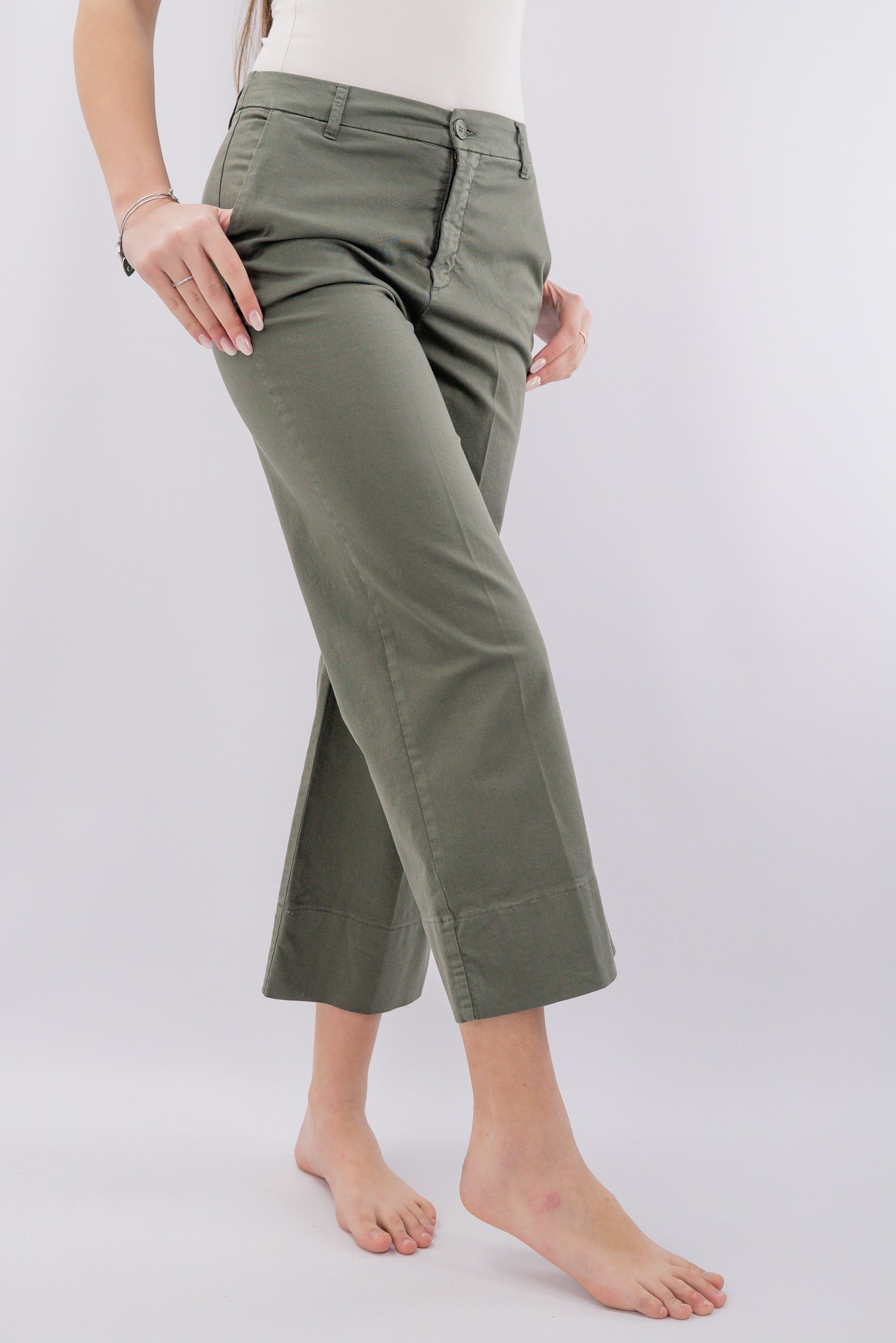 Pantalone cropped a palazzo