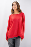 Maglia oversize con lurex