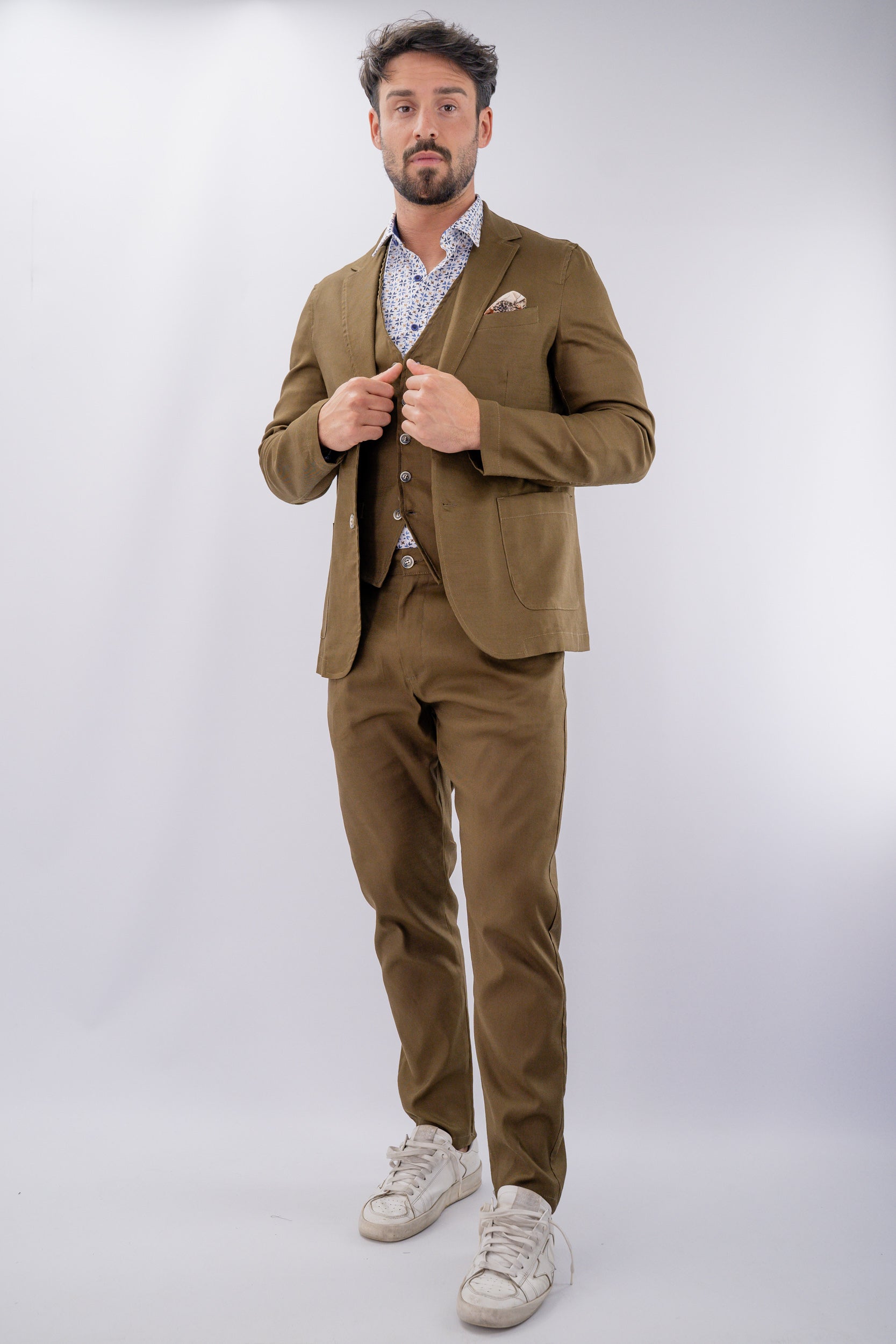 Camicia in fantasia stilizzata