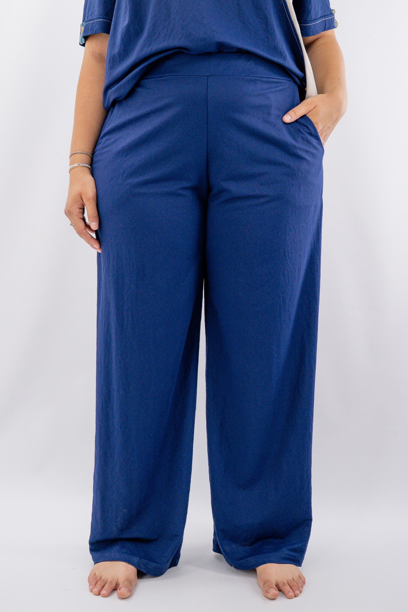Pantalone  a palazzo con elastico