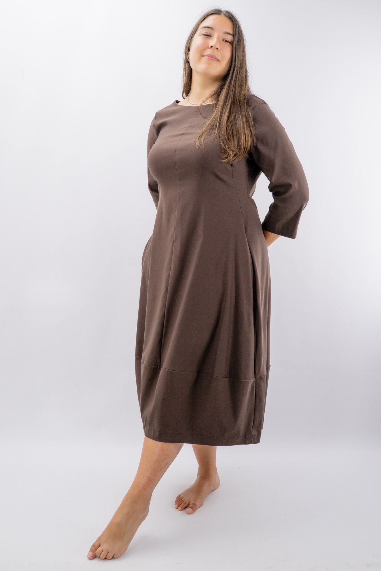 Abito oversize con tasche