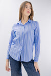 Camicia con righe a contrasto