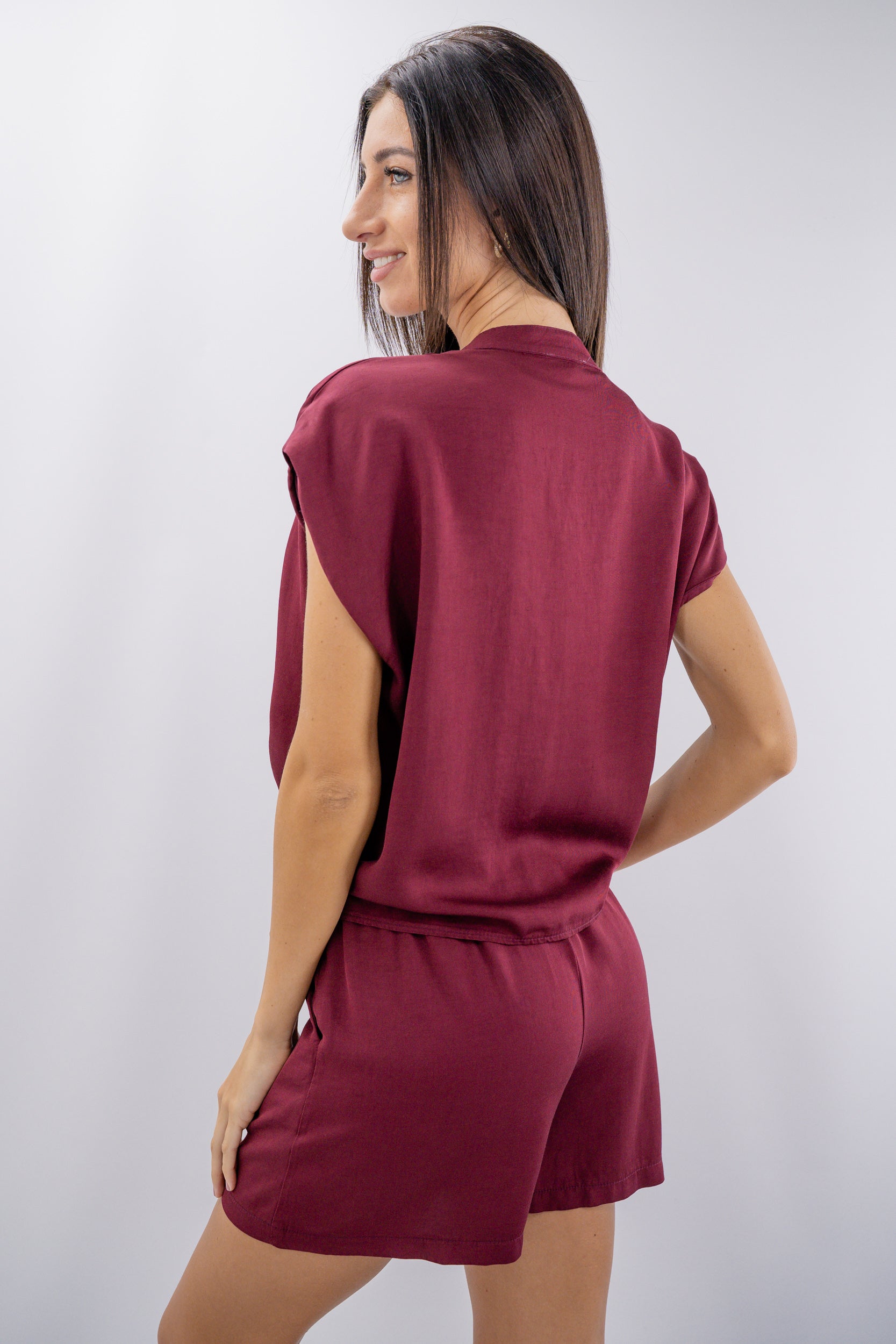 Camicia con collo coreana