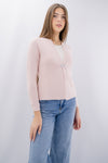 Cardigan cropped in puro cotone