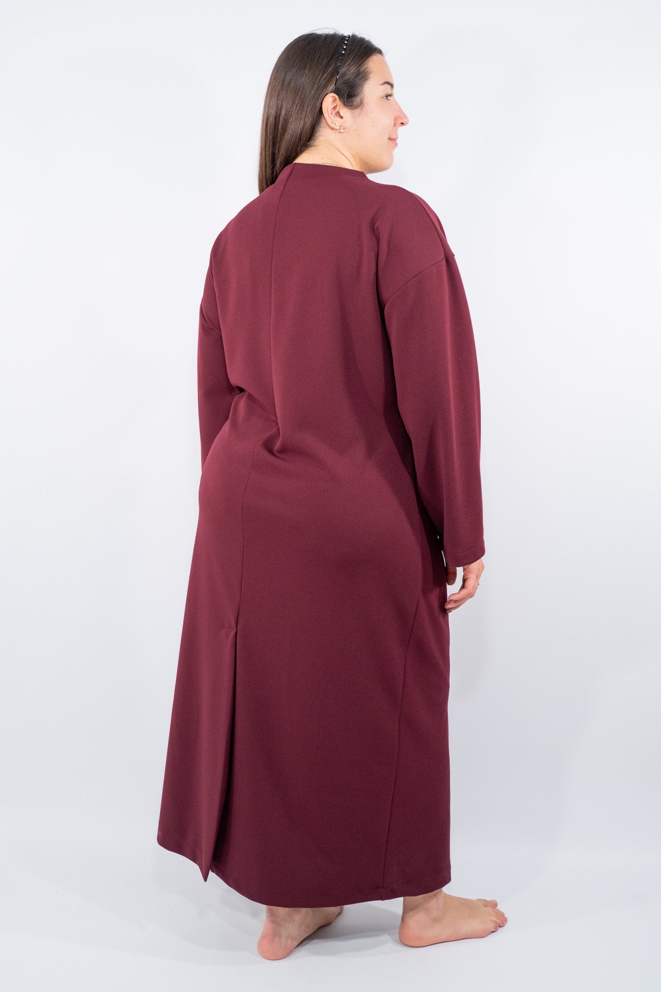 Abito elasticizzato con arricciatura regolabile