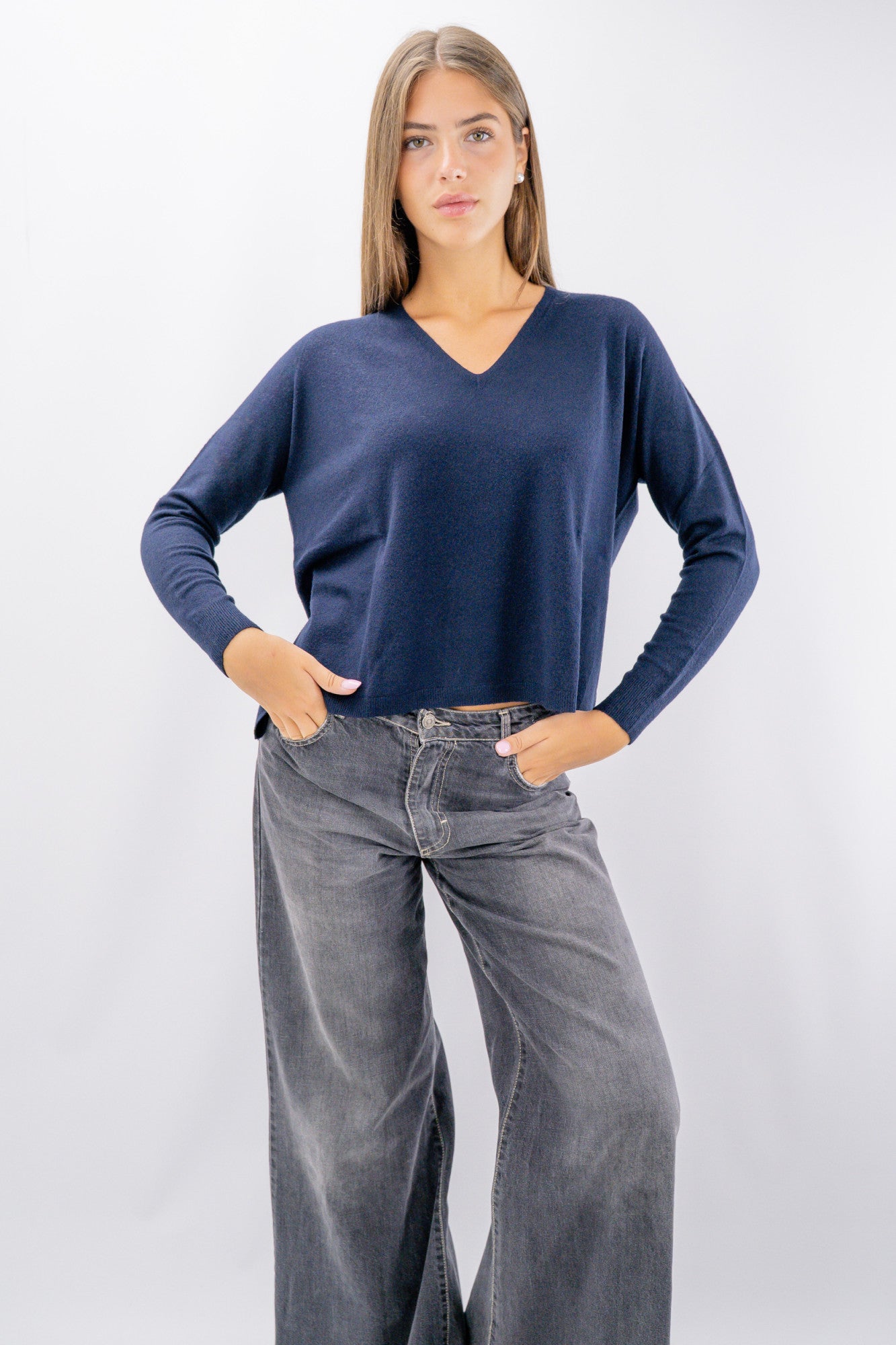 Maglia con scollo a V