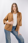 Blazer ad effetto alcantara