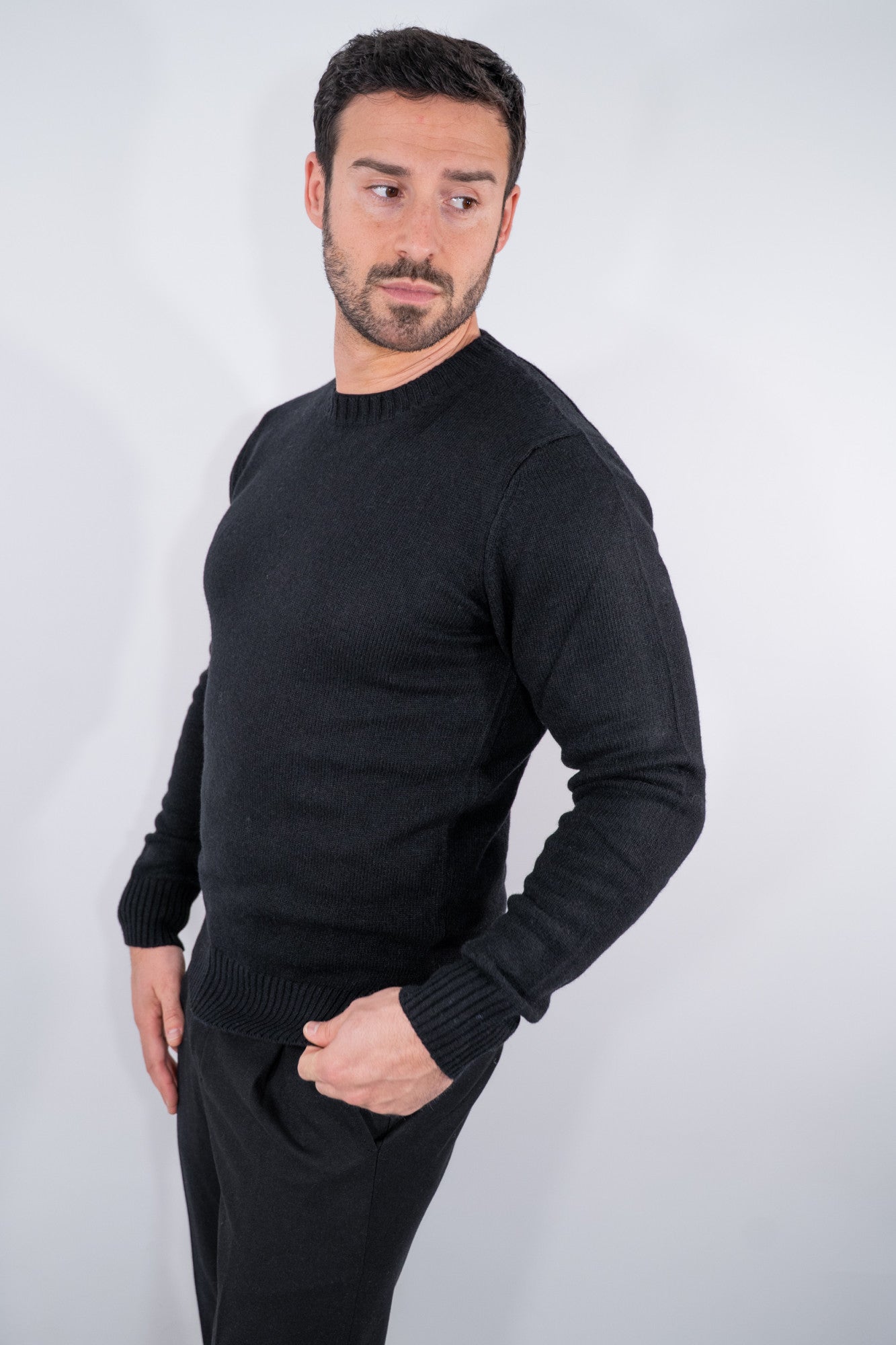 Girocollo lavorato a maglia