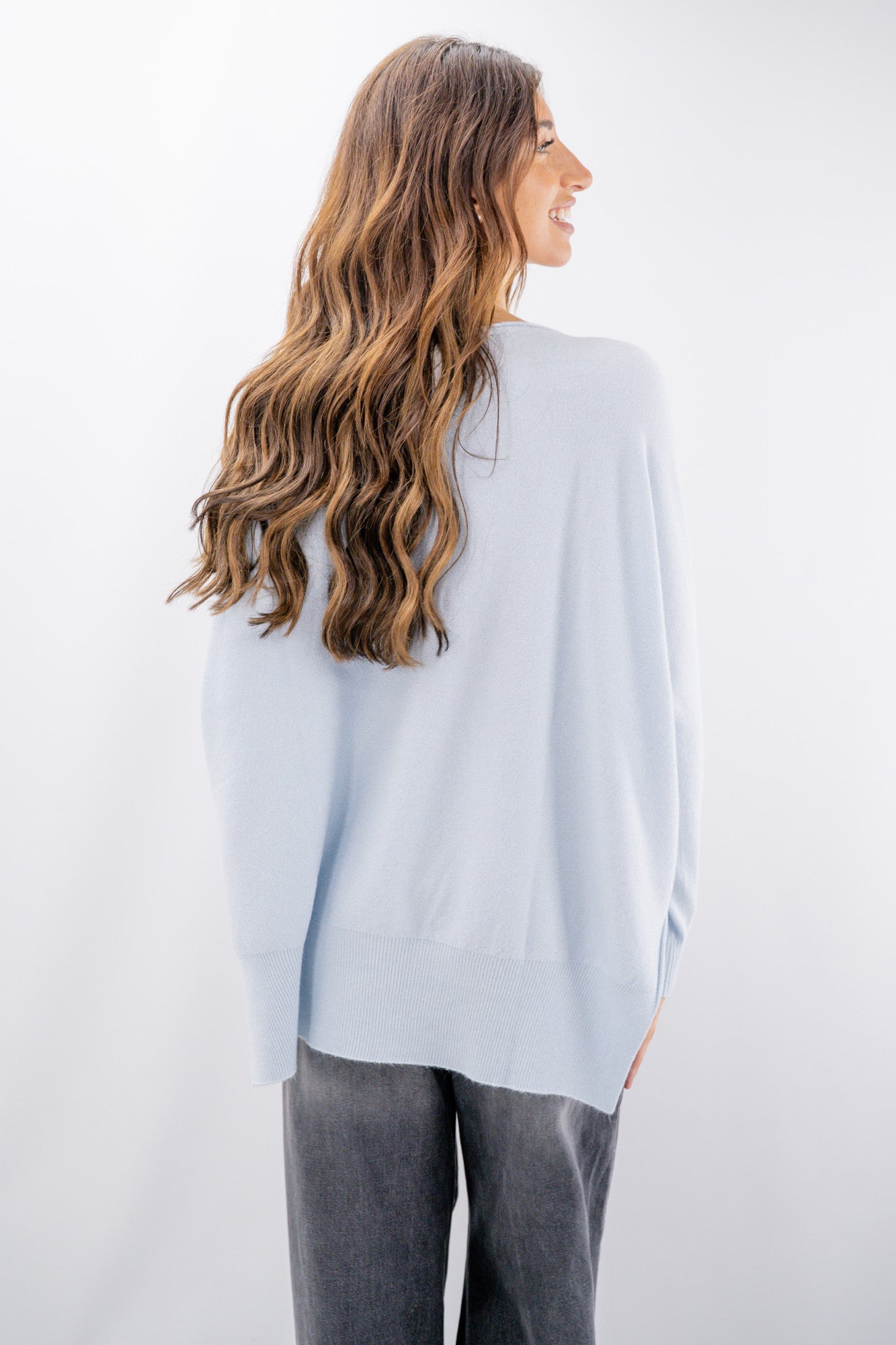Maglia oversize con lurex