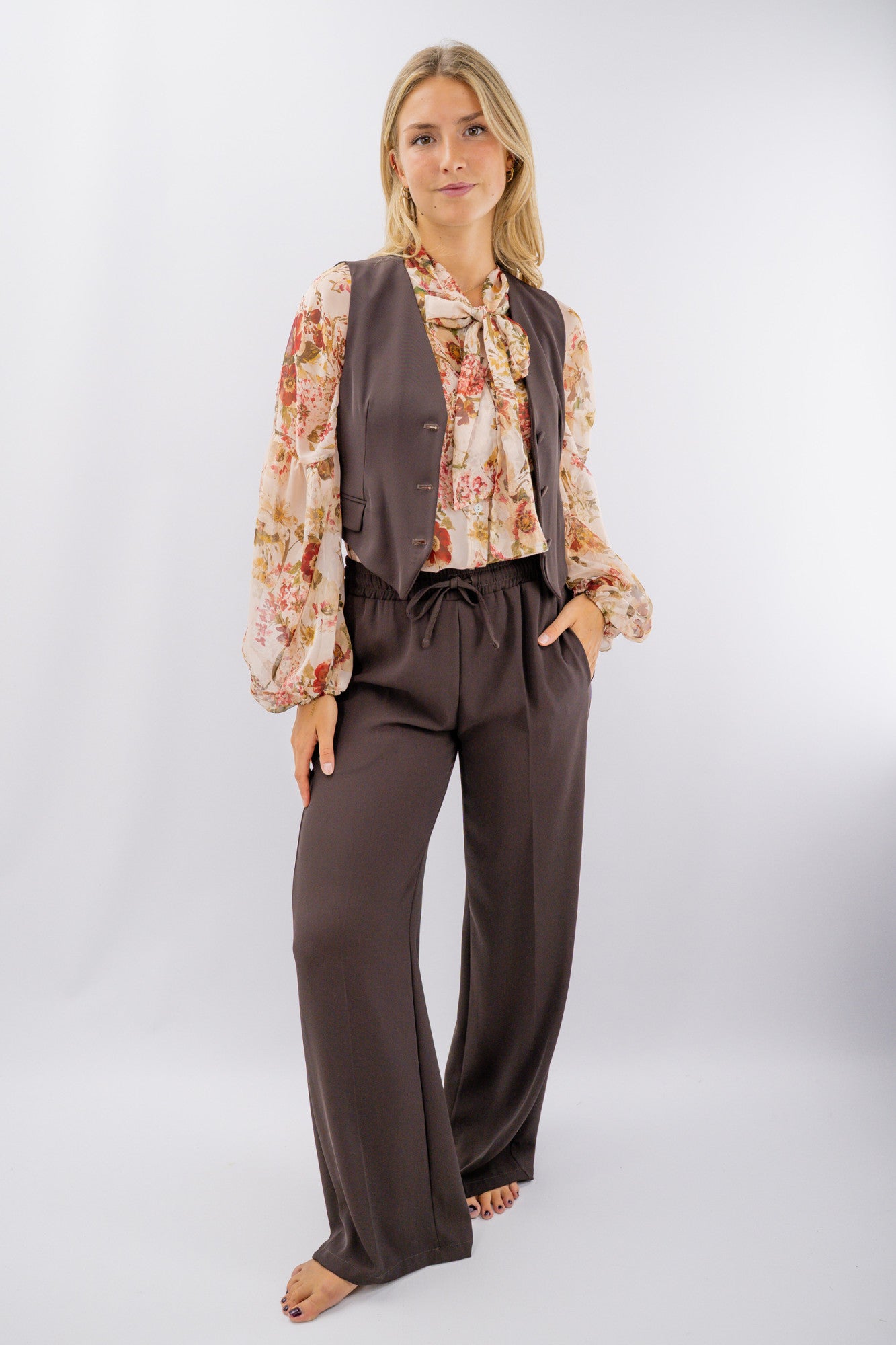 Pantalone ampio fluido