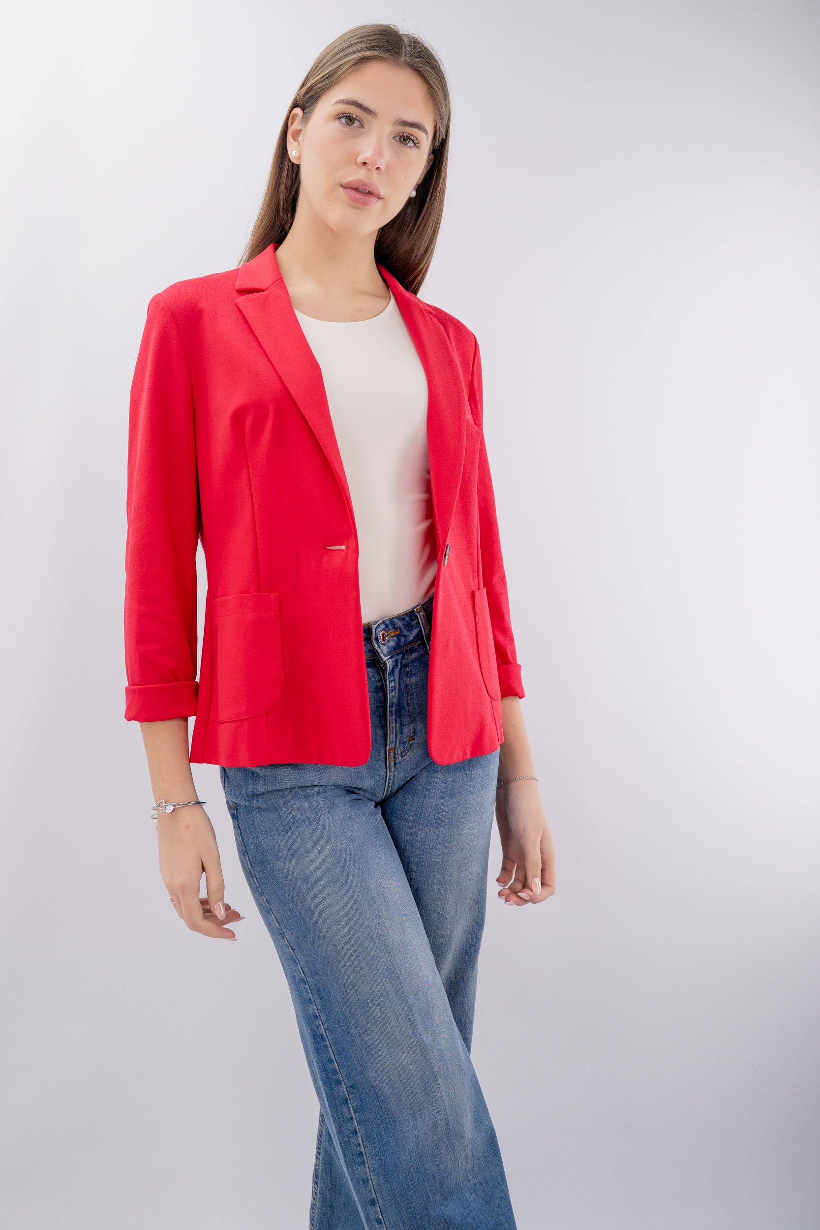 Blazer monopetto punto milano