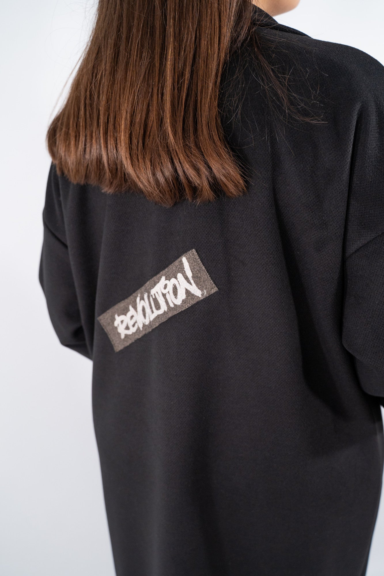 Cappotto over con dettagli stampati e maxi tasche applicate