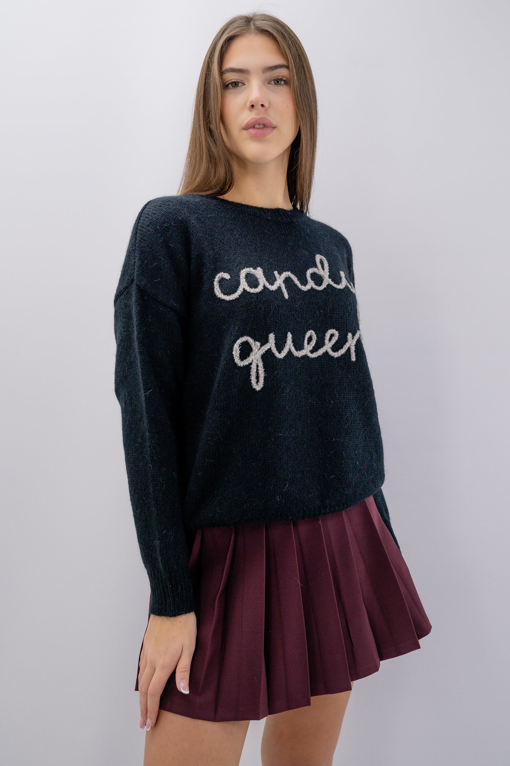 Maglione “Candy Queen” soffice misto lana