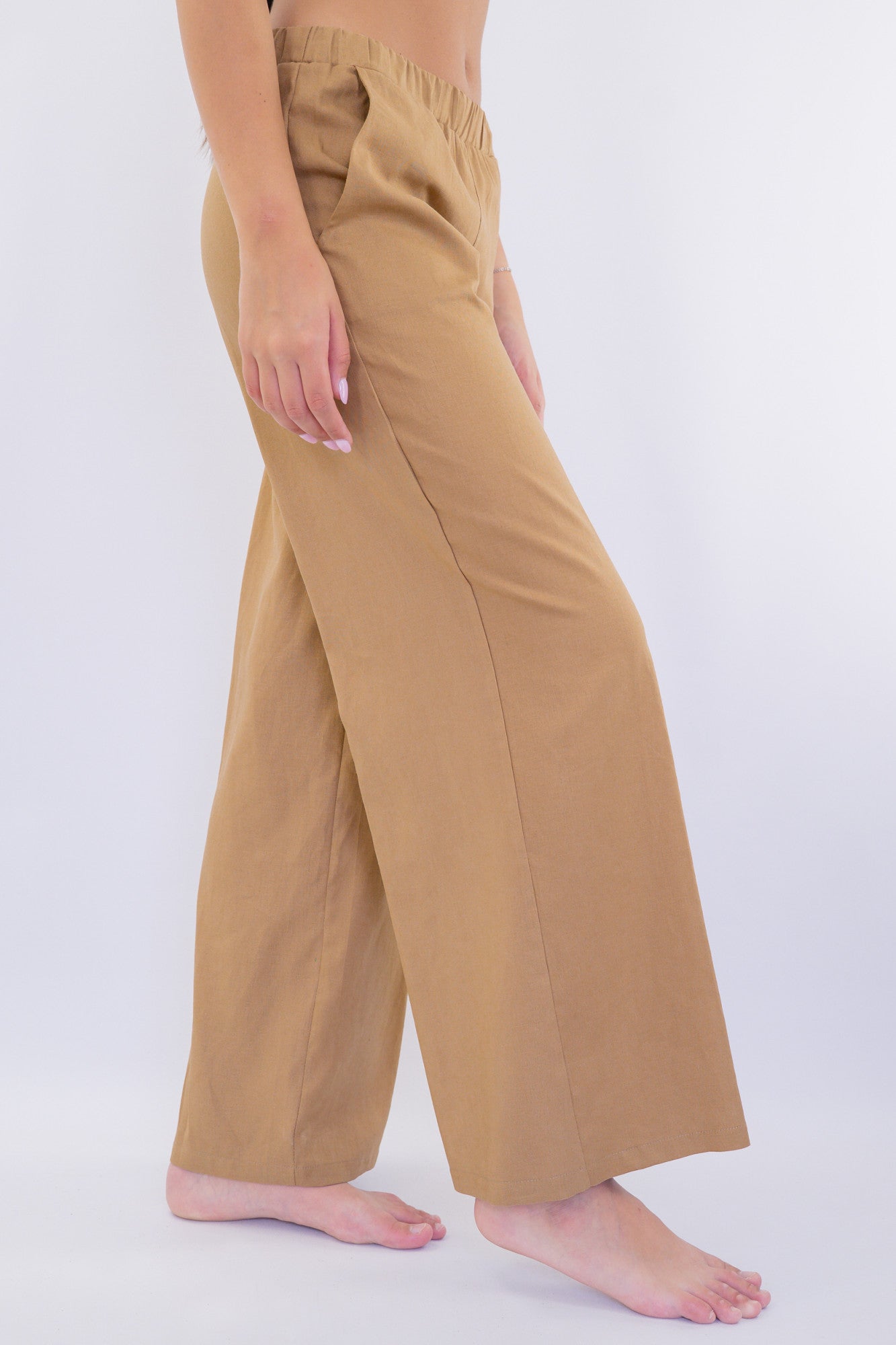 Pantalone a palazzo con elastico
