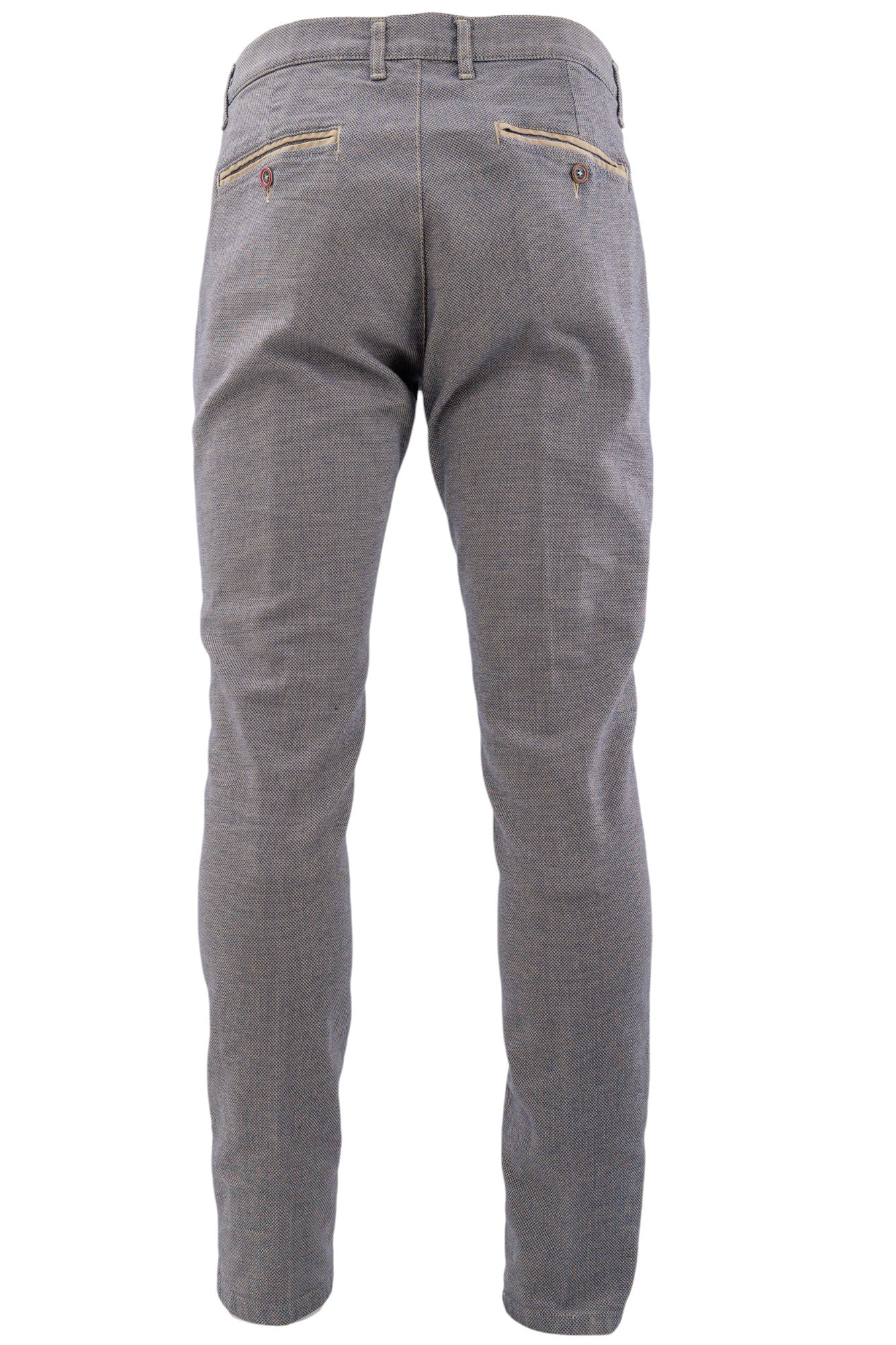 Pantalone modello chino operato