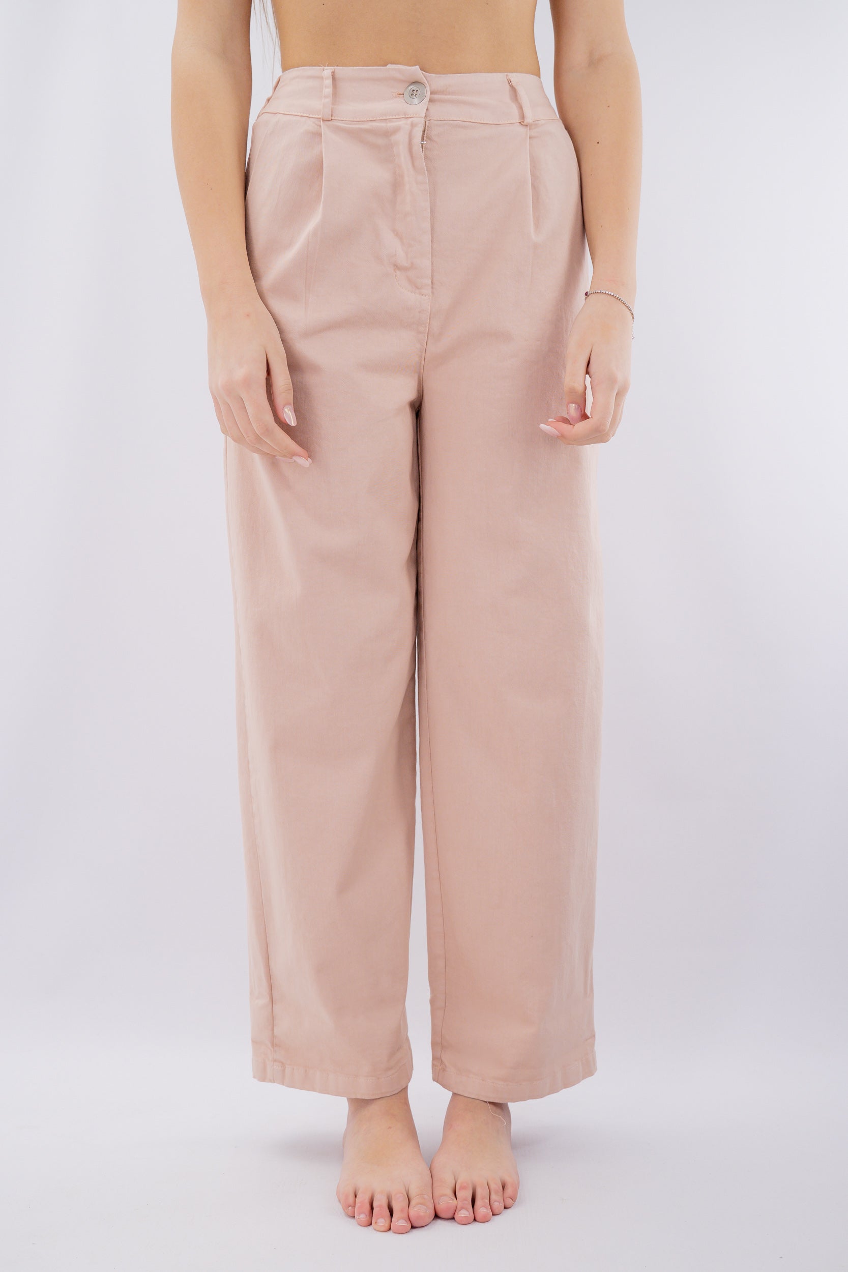 Pantalone balloon con pinces