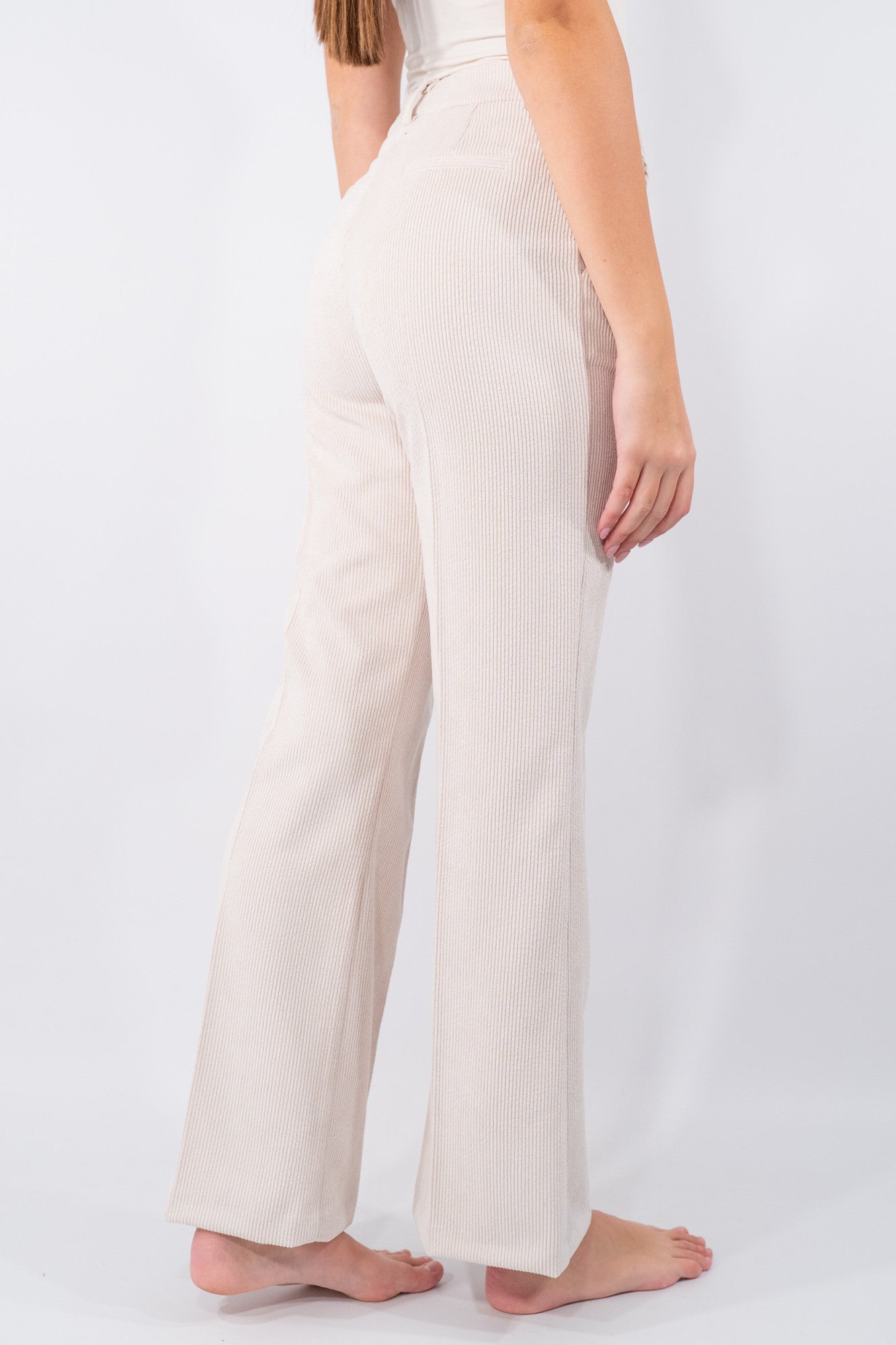 Pantalone palazzo in velluto a coste