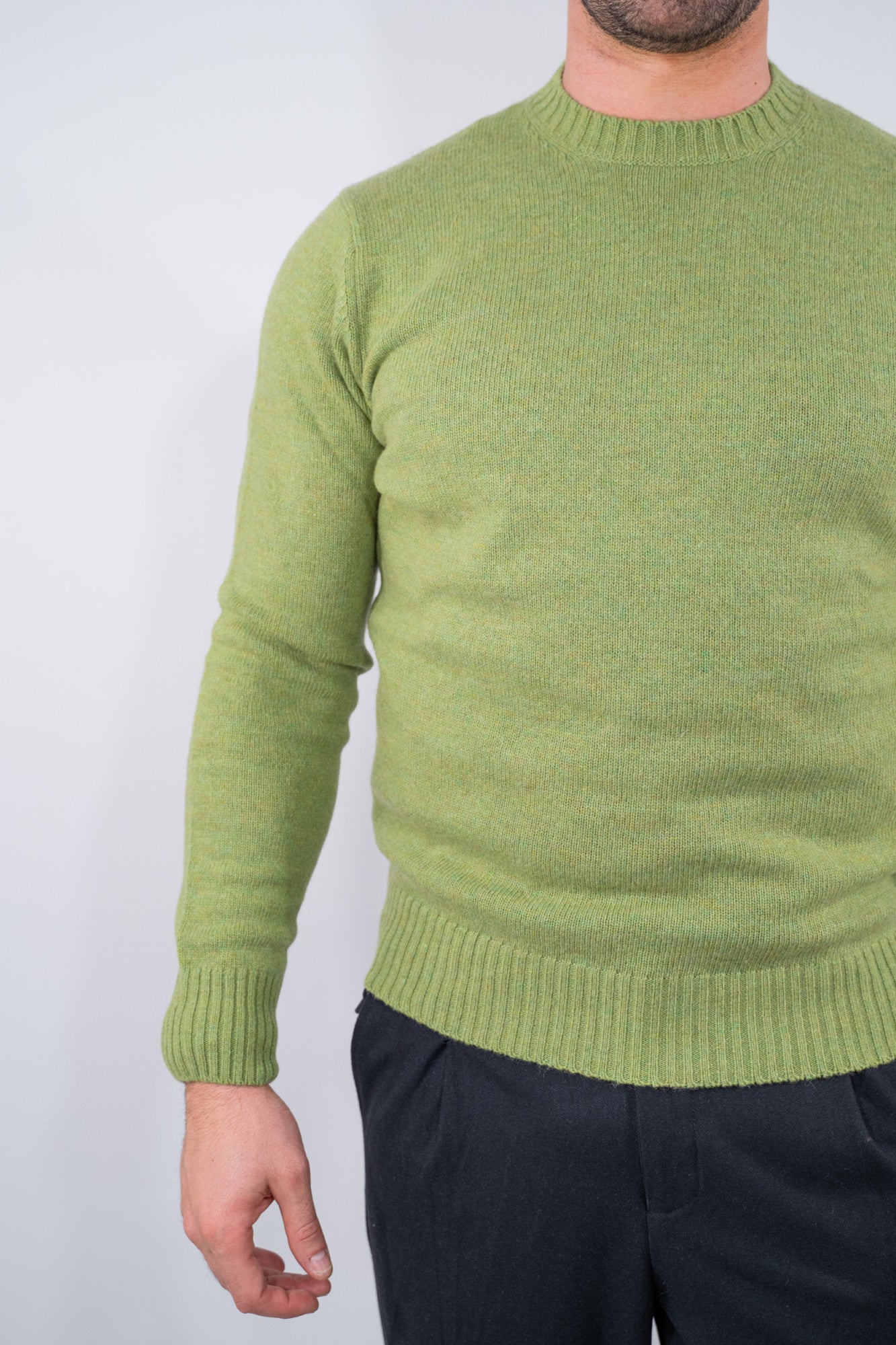 Girocollo lavorato a maglia