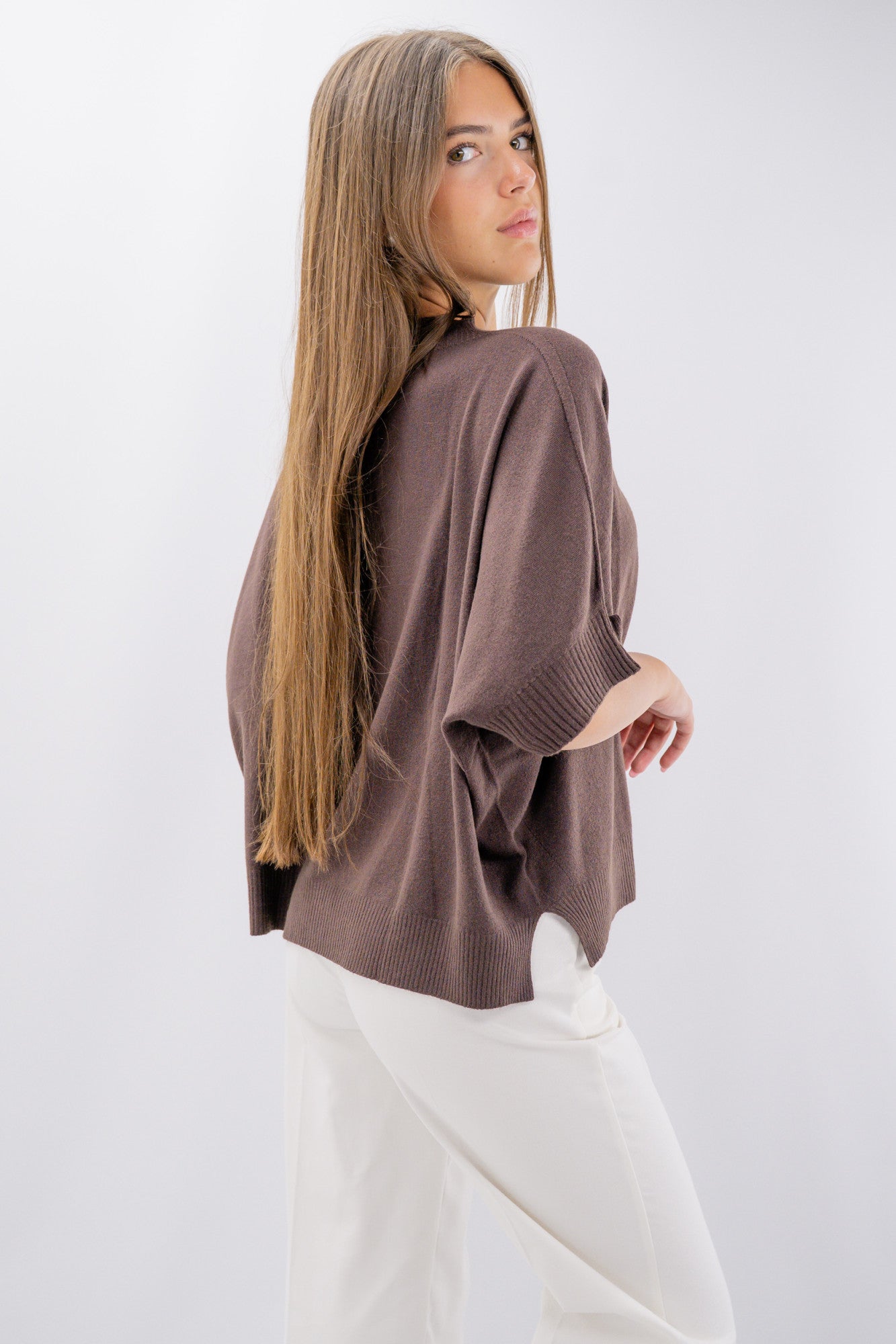Maglia con manica kimono