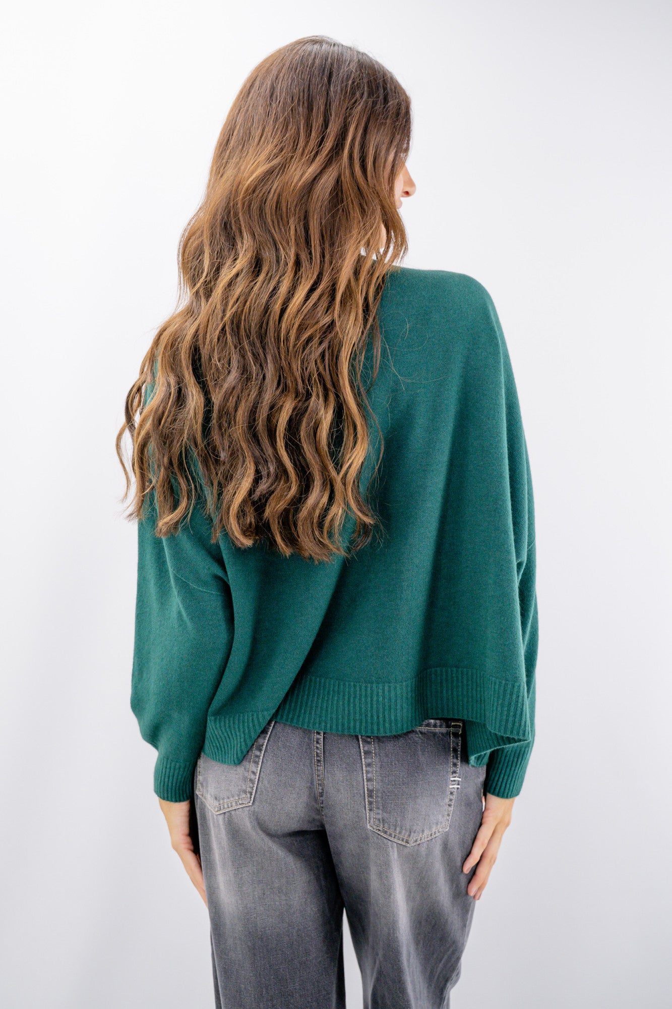 Cardigan aperto cropped