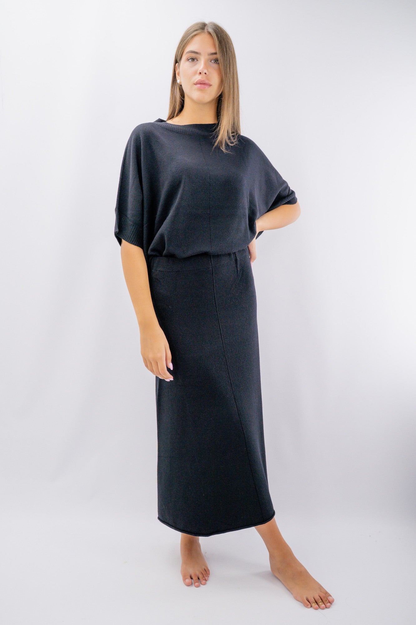 Maglia con manica kimono