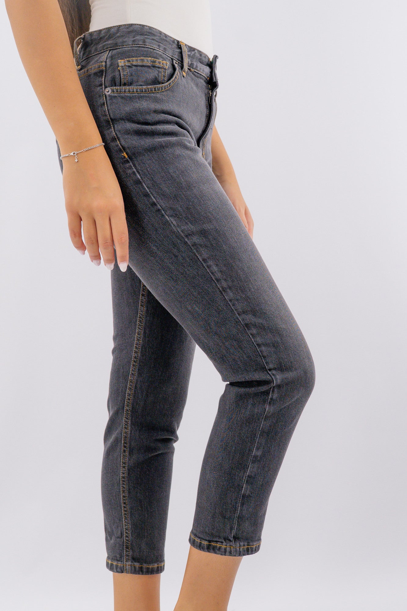 Jeans con x grigio