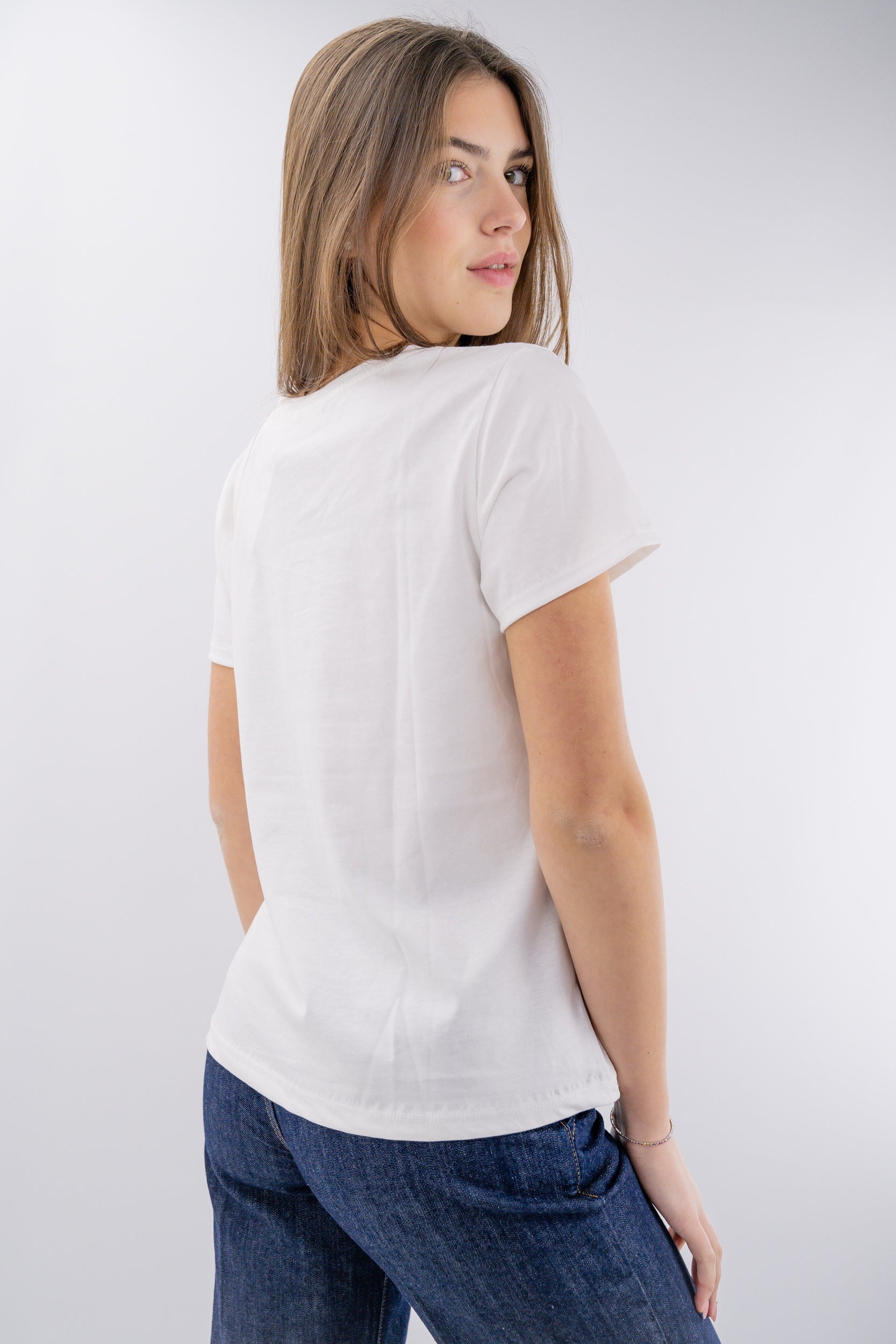T-shirt con stampa fumetto