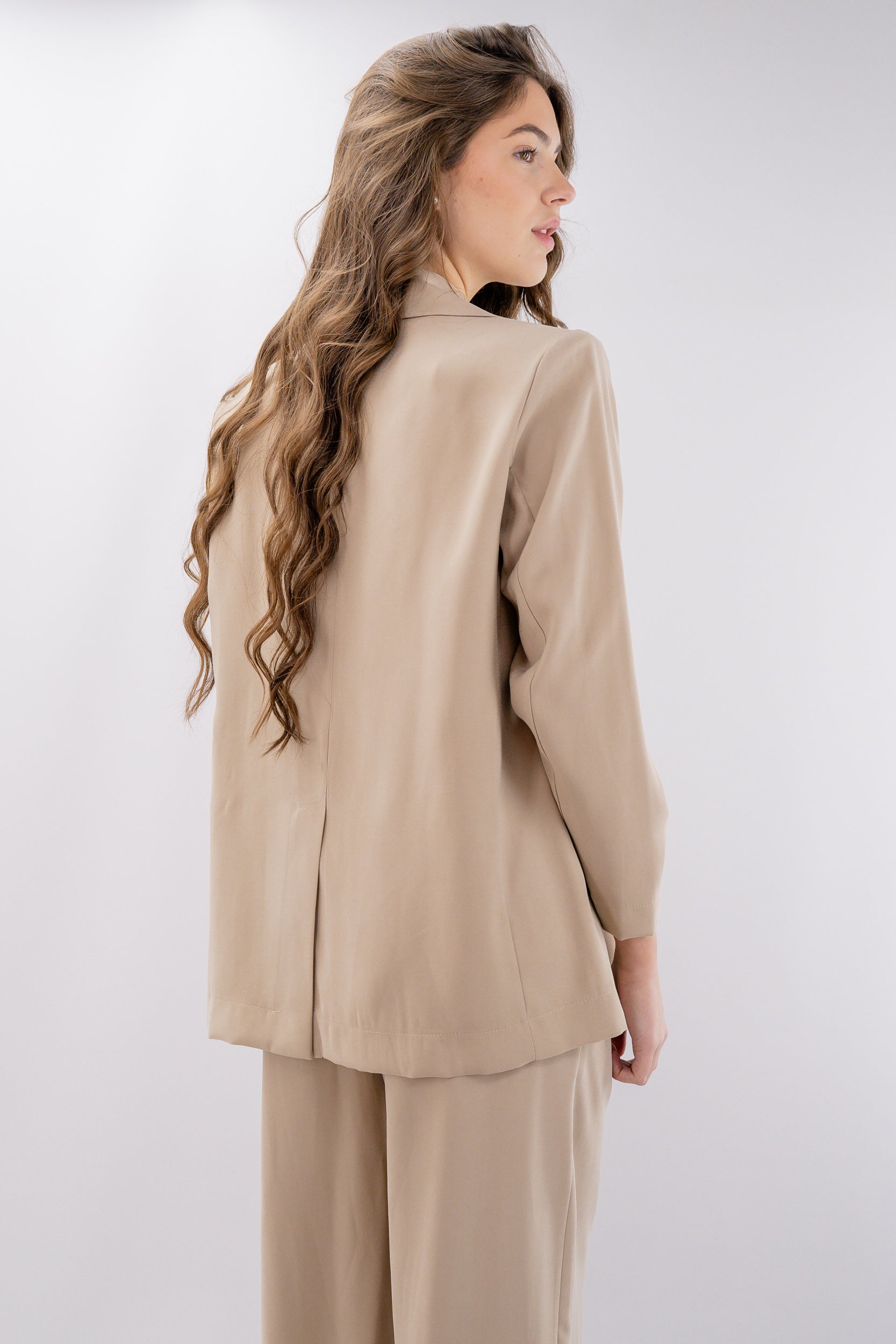 Blazer taglio oversize sfoderato