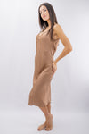 Abito midi con spalline