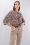 Camicia in mussola di cotone e seta