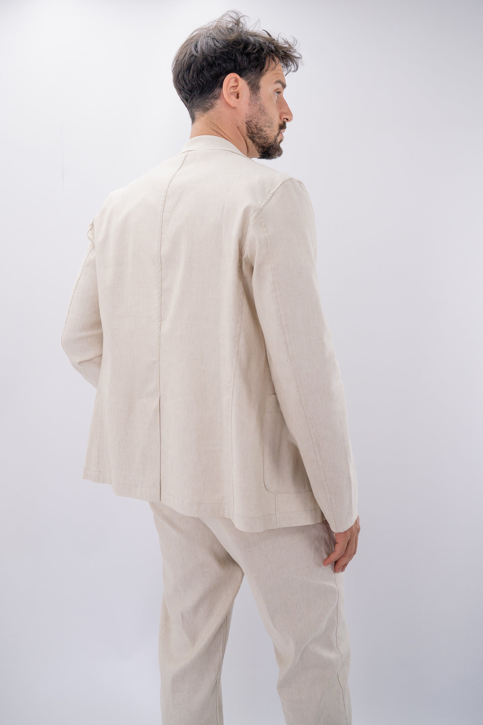 Blazer monopetto sfoderato elegante