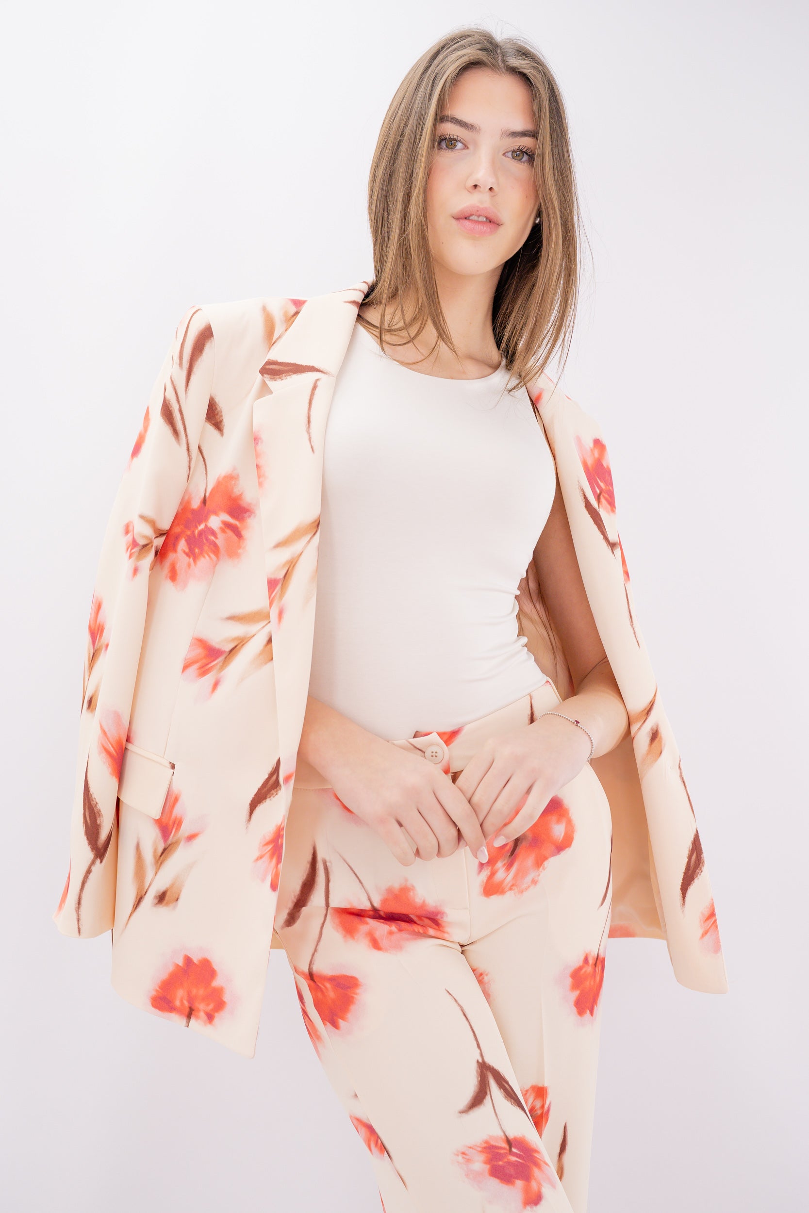 Blazer monopetto elegante foderato