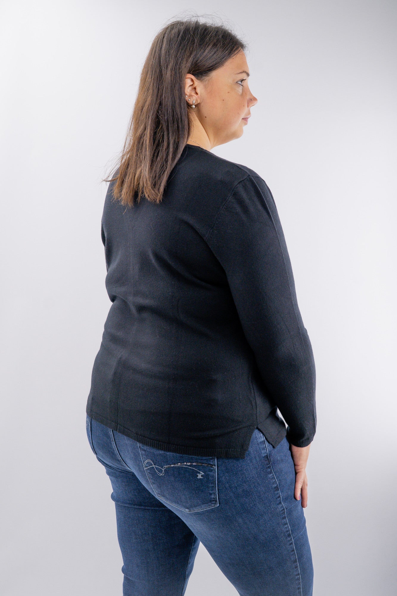 Cardigan over con tasche