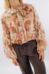 Camicia in voile in fantasia floreale