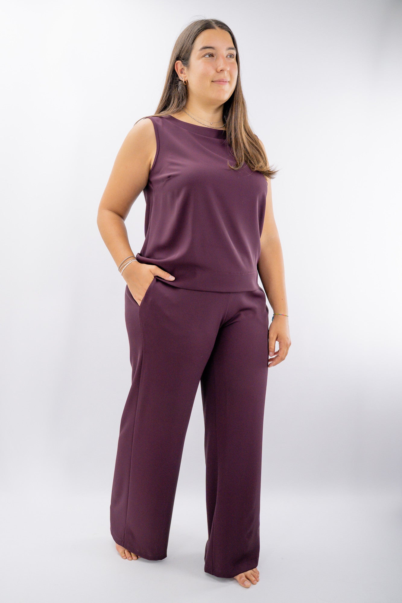 Tailleur tre pezzi oversize