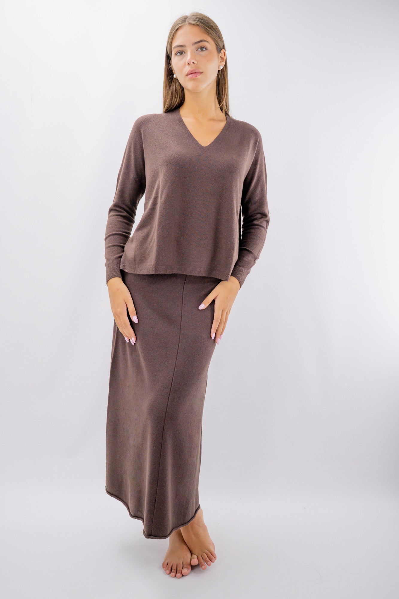Maglia con scollo a V