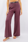 Pantalone palazzo in tessuto fluido