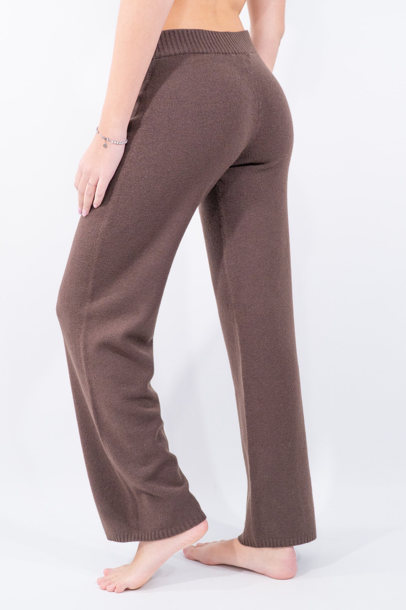 Pantalone in maglia a gamba dritta