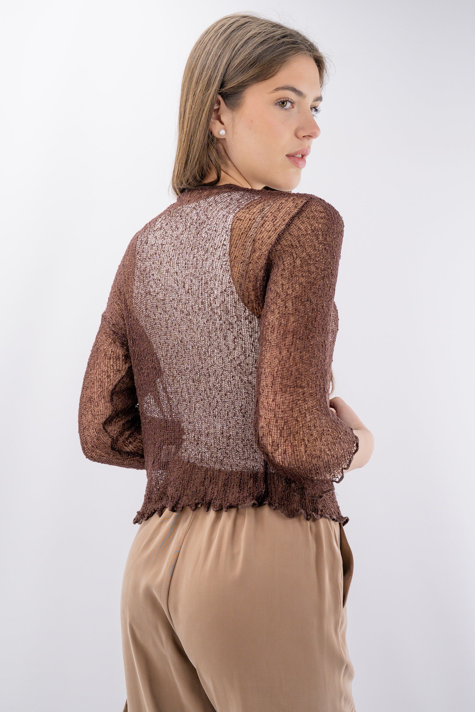 Coprispalle leggero in maglia a rete