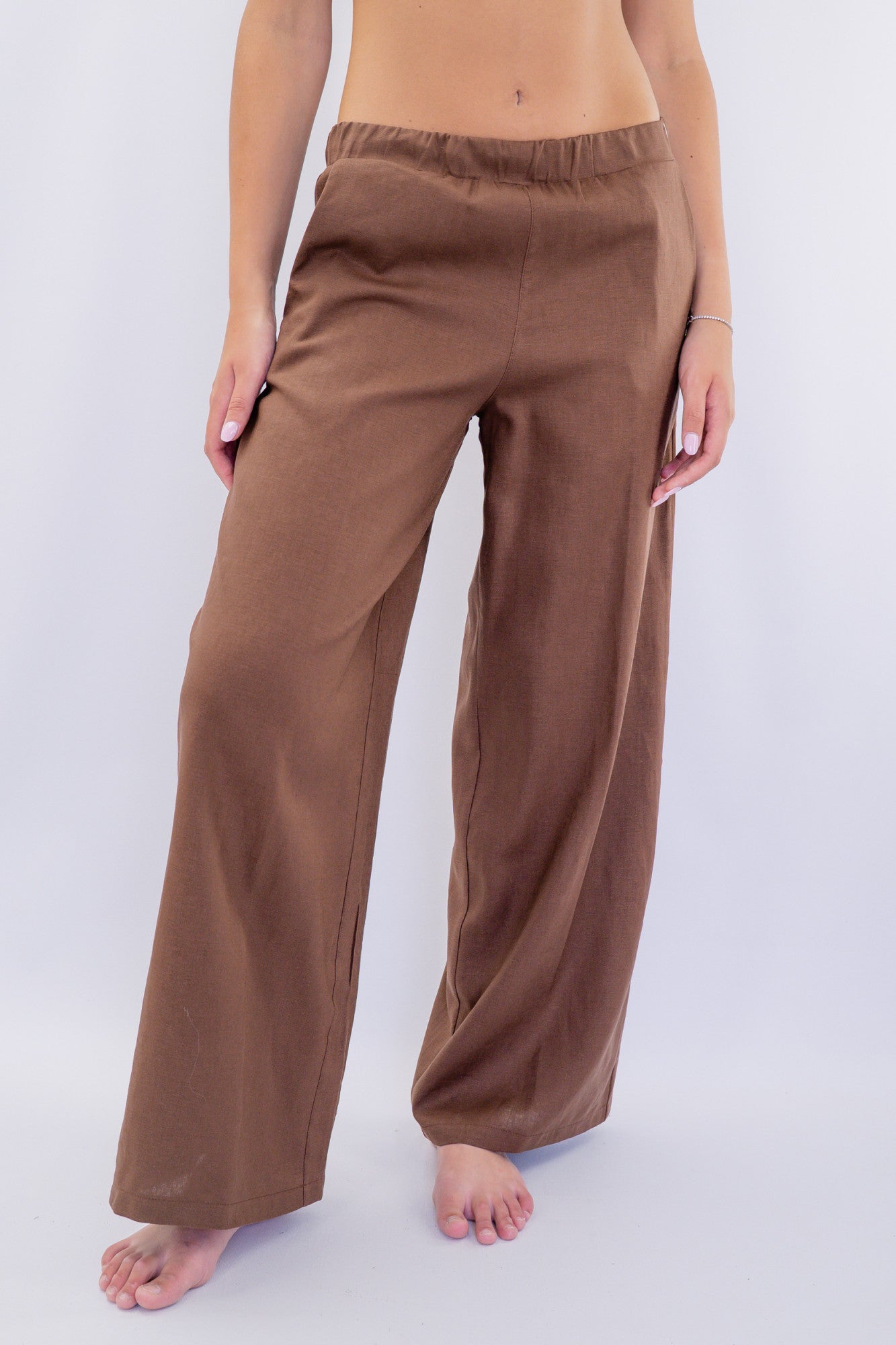 Pantalone a palazzo con elastico