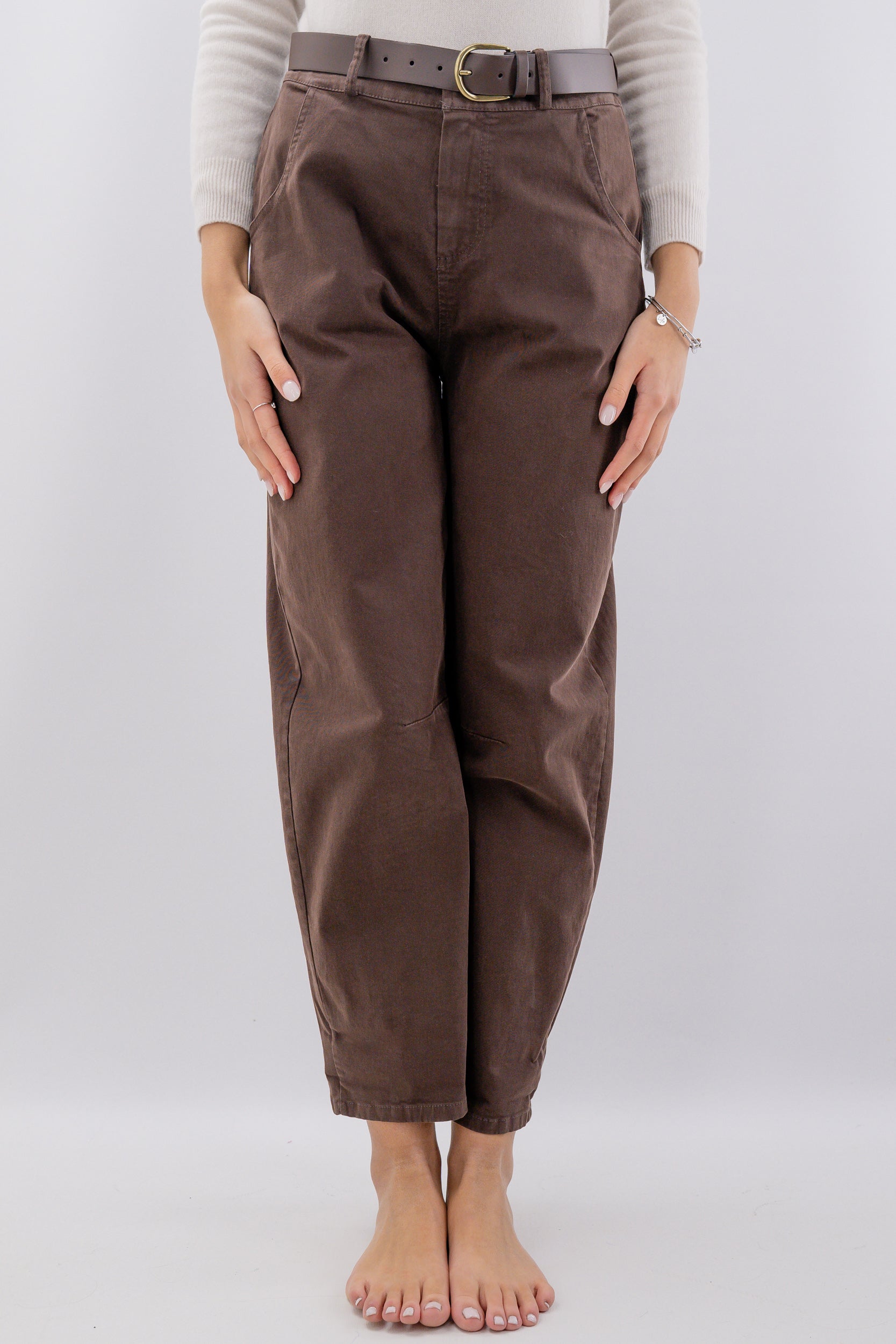 Pantalone ovetto in cotone