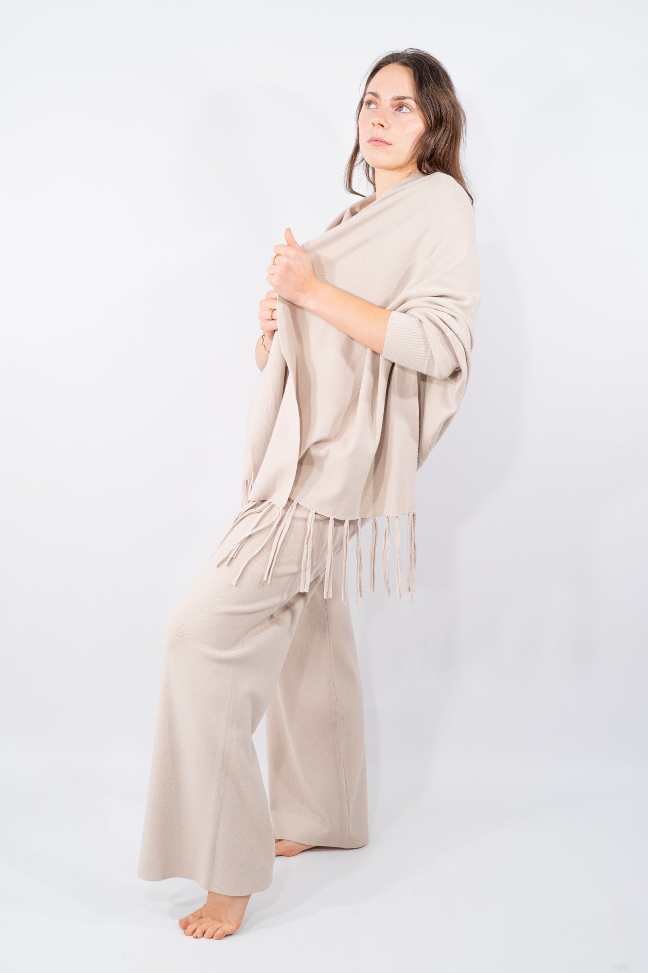 Gilet in maglia con bottoni laterali