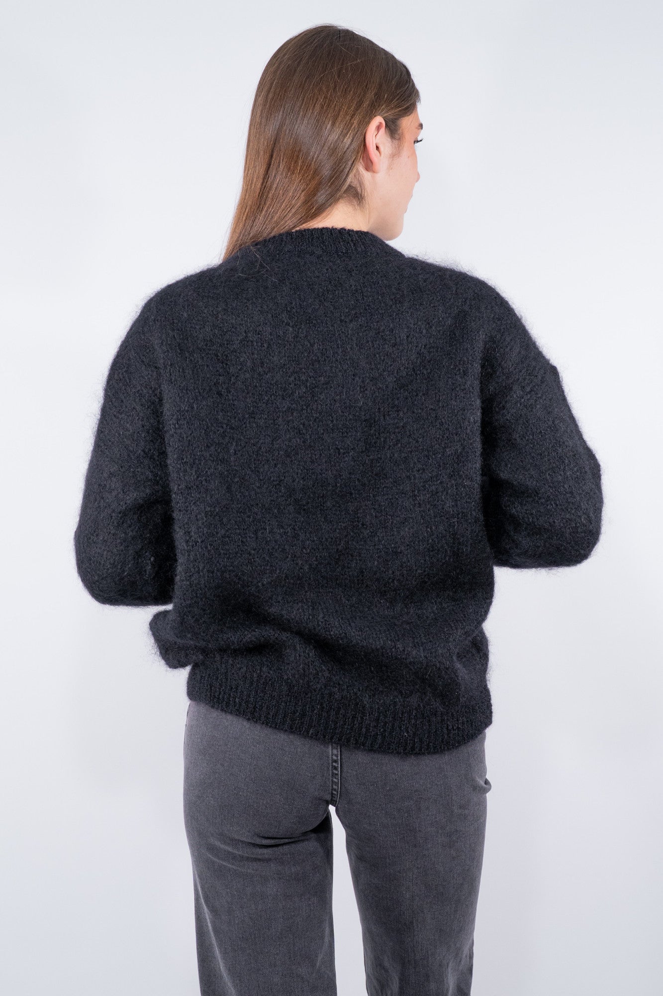 Girocollo in super kid mohair