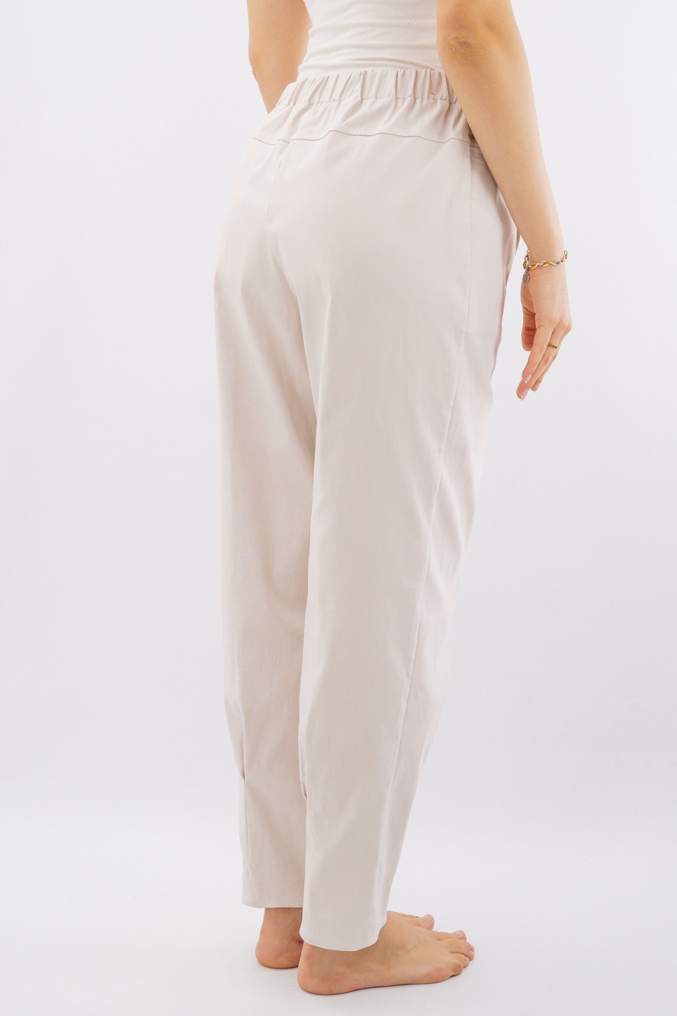 Pantalone ad ovetto in bengalina