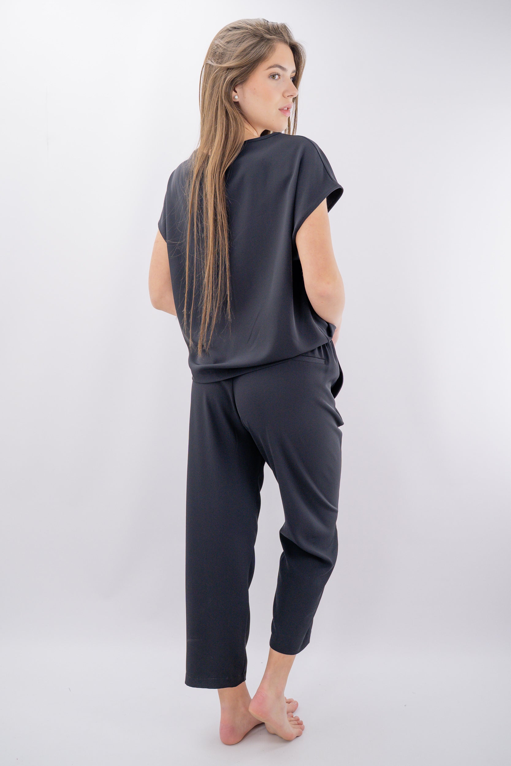 Set coordinato blusa e pantalone