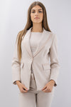 Blazer foderato monopetto stile smoking