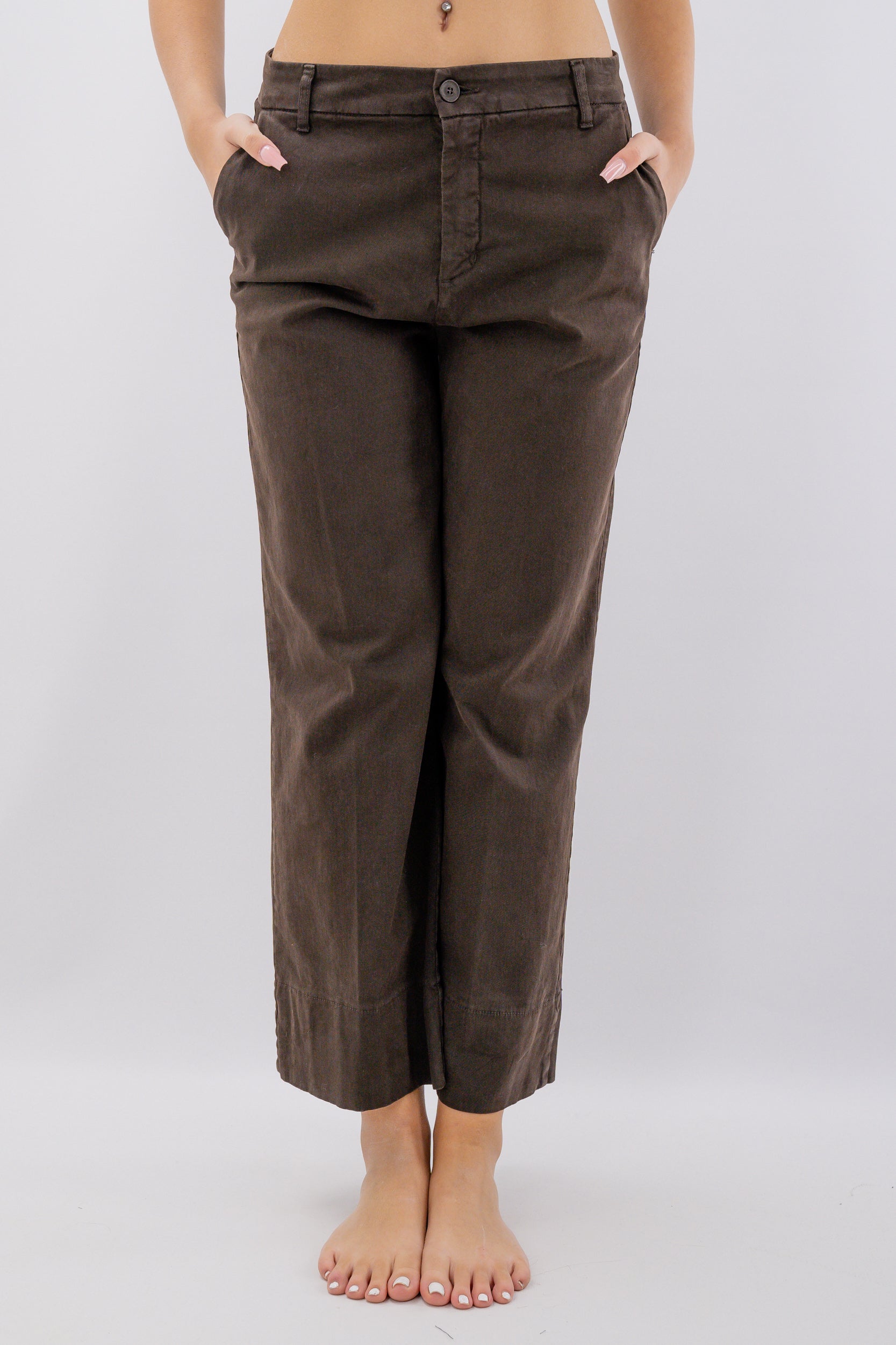 Pantalone a palazzo cropped