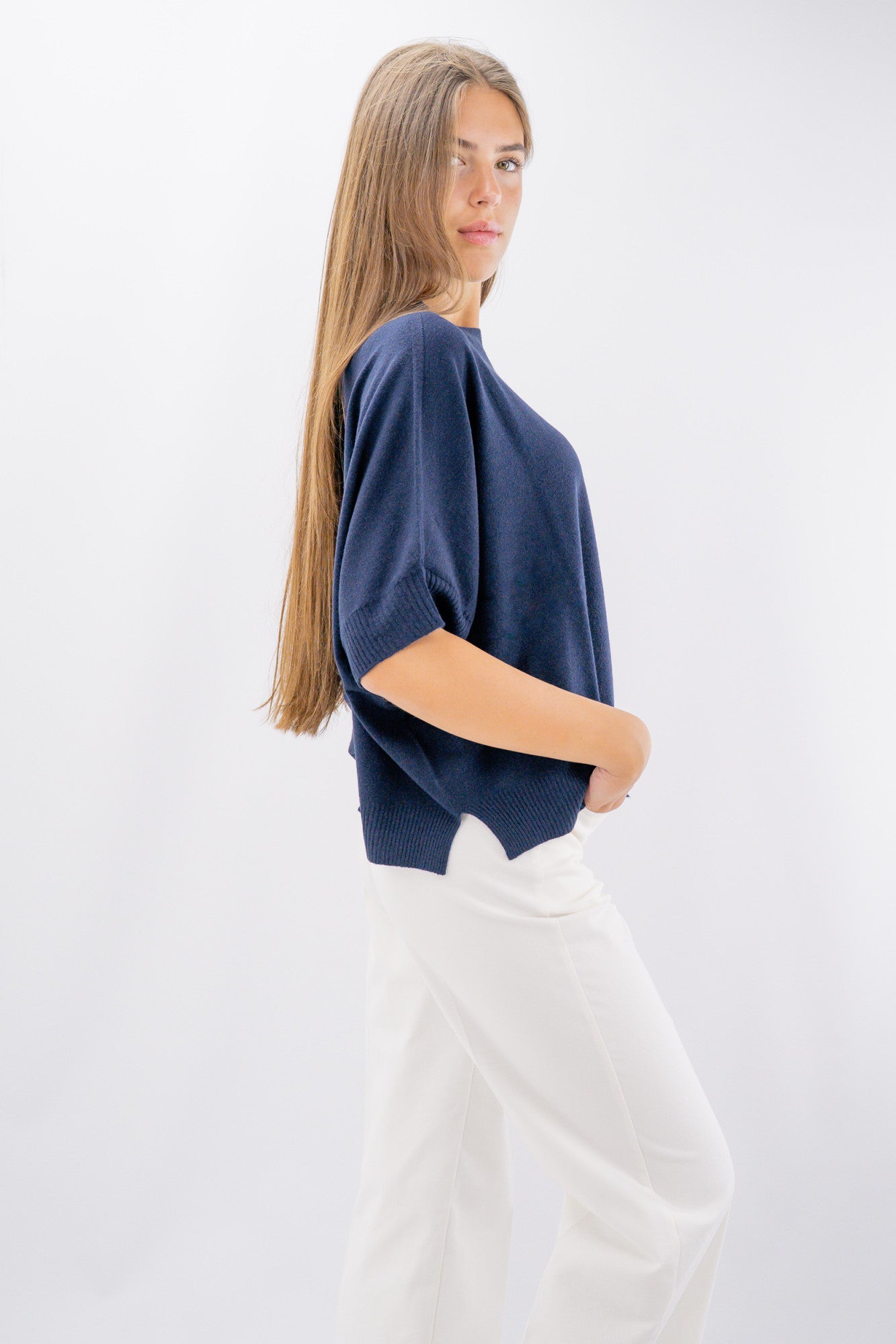 Maglia con manica kimono